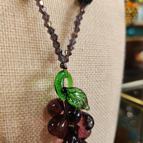 Wine Country Woman Statement Necklace - Picture 1 of 3